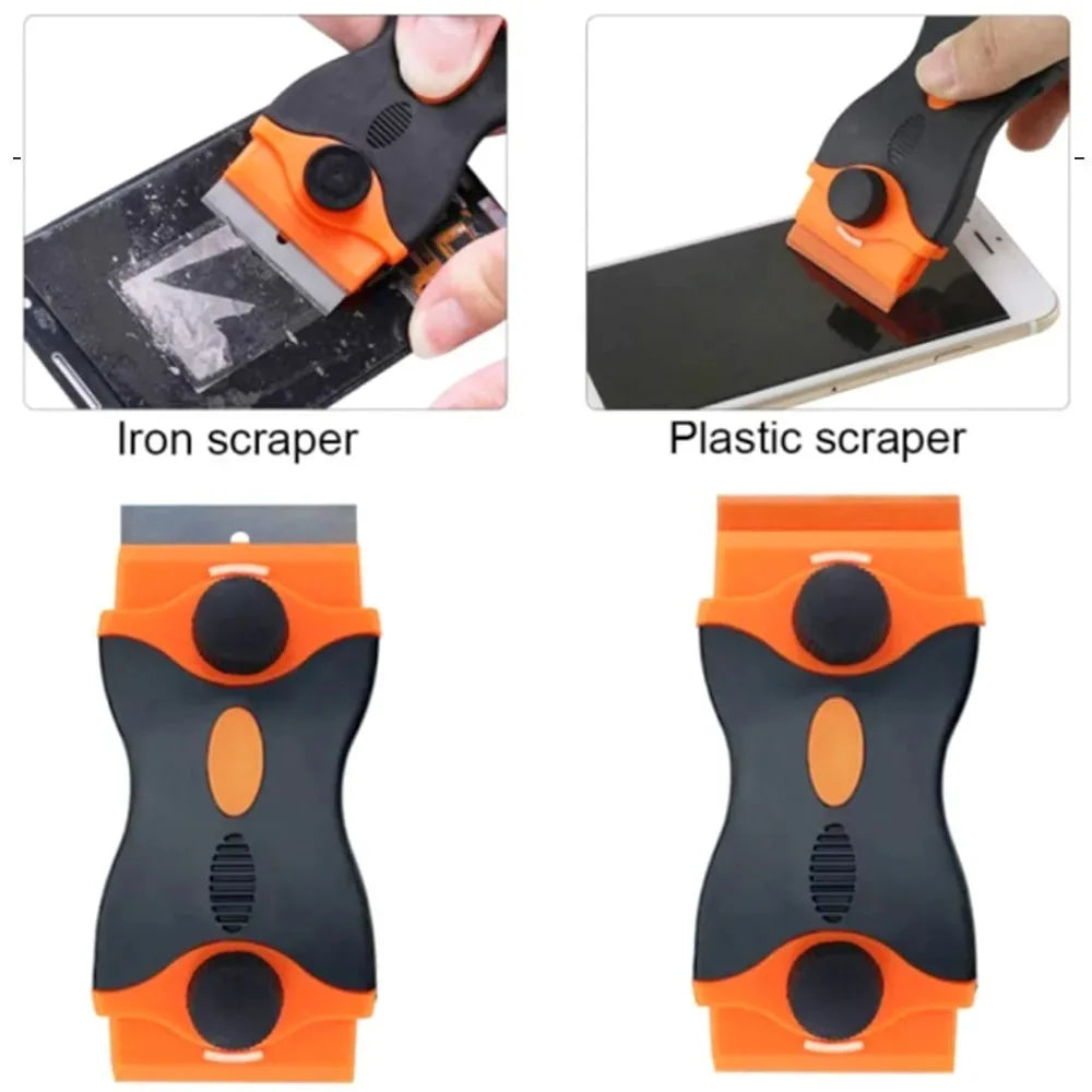 Glass Scraper Tool Window Cleaner Car Film Glue Remover Kitchen De-icing