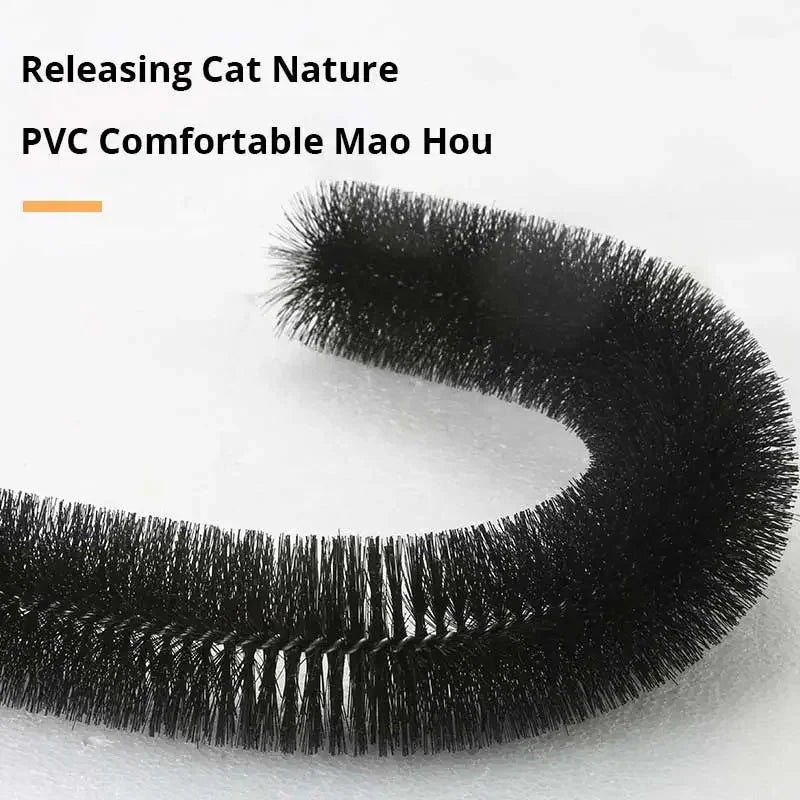 Cat Toy Arch Self Groom Pamper Feline with A Massage Grooming Rubbing Brush