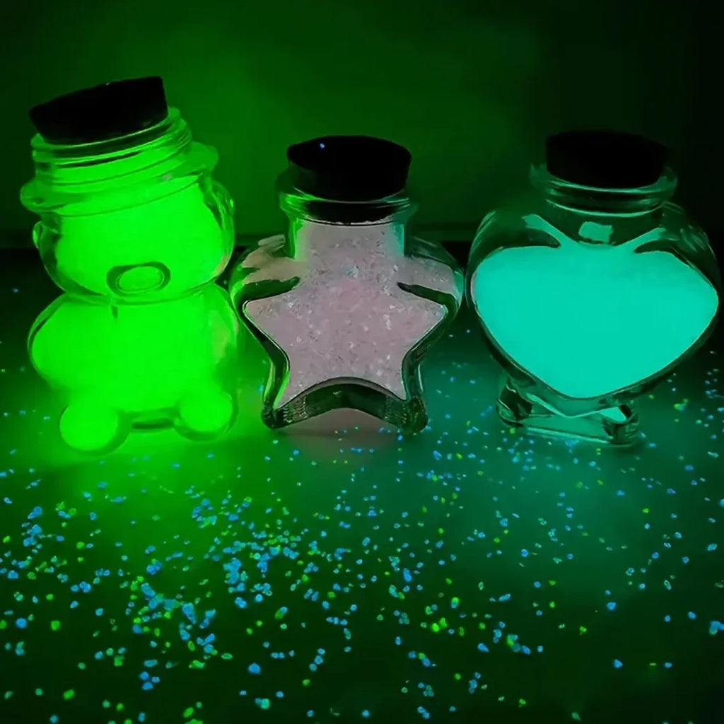 10000pcs 3-5mm Luminous Sand Glow in Dark Pebbles Stone Home Garden Yard Outdoor
