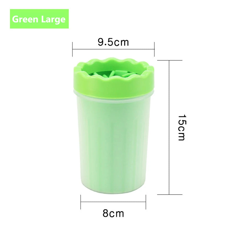 Pet Foot Wash Cup Large size silicone brush Dog cat clean foot mud removable cleaning Foot