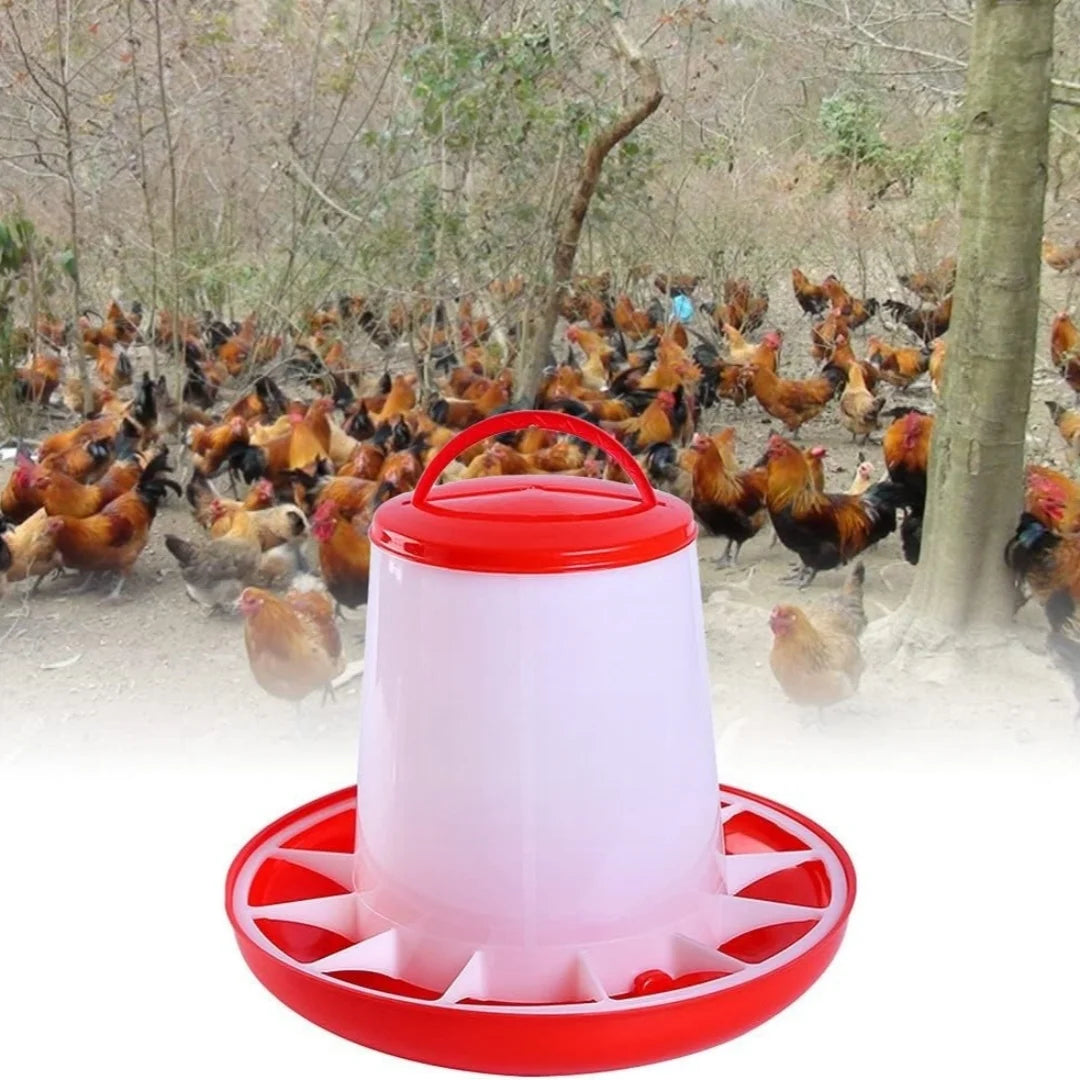 1/3/5/9Kg Automatic Chicken Feeder Bucket Rooster Hen Feeding Device