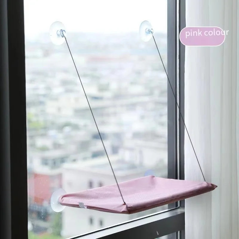 Winter Cat Window Hanging Hammock Bed Suction Cup Space Saving All Seasons Easy Install
