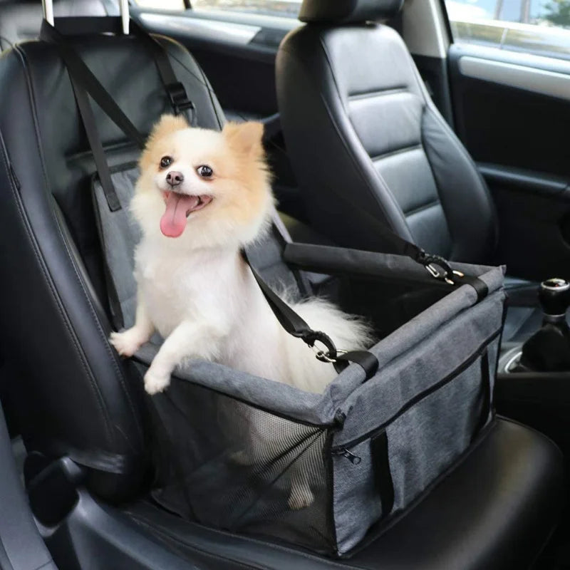 Dog Car Seat Cover Foldable Hammock Pet Harness Cat Bag Basket Stable and Foldable Travel