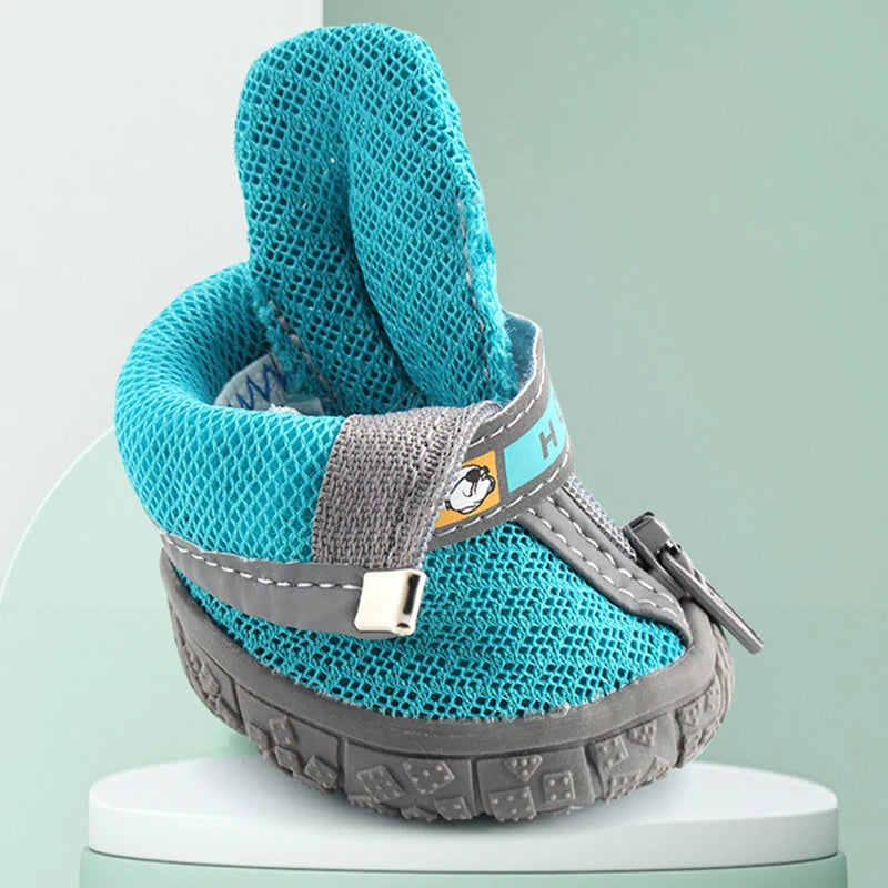 Dog Shoes Non-Slip Soles Thick Plush Protection Paw Pet Shoes Warm For Dog Non-Slip