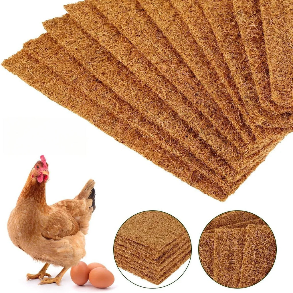 Durable Poultry Coop Nesting Pads，Eco-Friendly Coconut Fiber Chicken Nesting Pads
