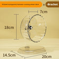 Hamster Running Sport Transparent Widened Running Wheel Support Toy Small Pet Roller