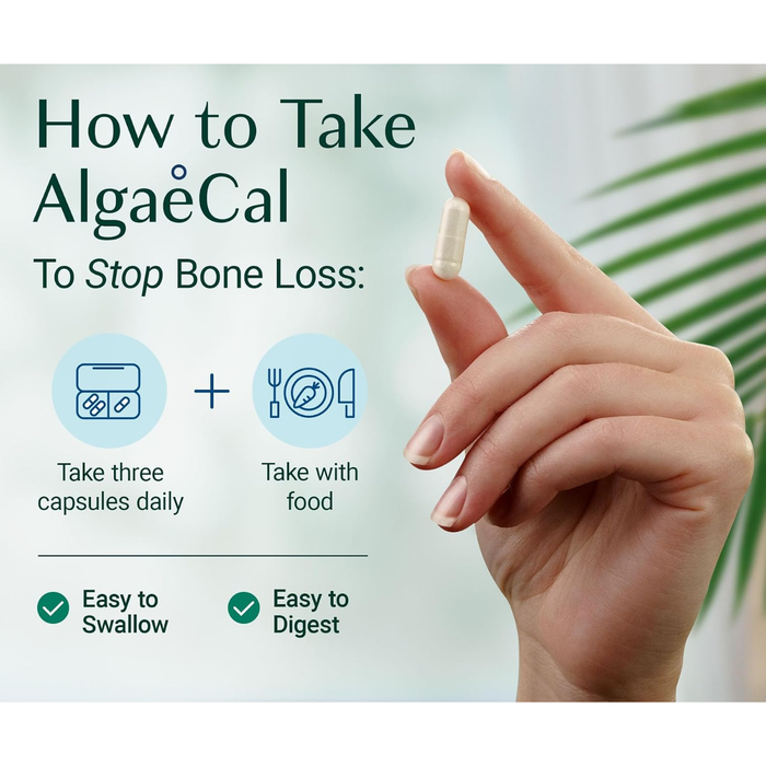 AlgaeCal Plant-Based Calcium, 90 Veggie Capsules