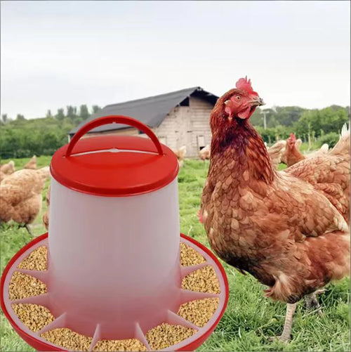 1/3/5/9Kg Automatic Chicken Feeder Bucket Rooster Hen Feeding Device