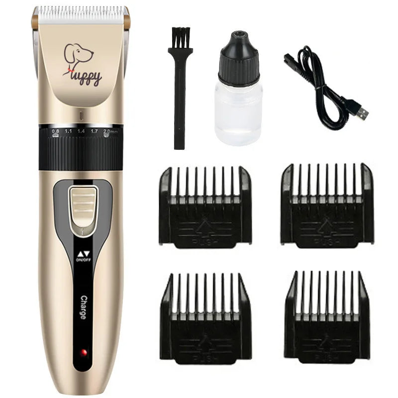 Electric Pet Clipper Grooming Kit For Dogs Reachageable Trimmer Haircut Cat Hair Cutting