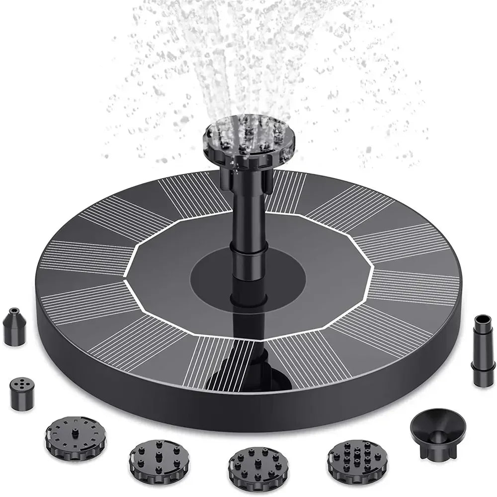 13cm, 16cm, 18cm Solar Fountain Pumps - Ideal for Outdoor Garden Pools, Bird Baths