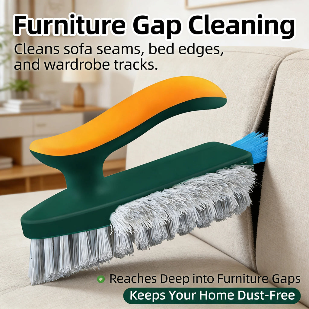 3 In 1 Multi Function Cleaning Brush Hard Bristle Scrub Brush Gap Brush T Handle