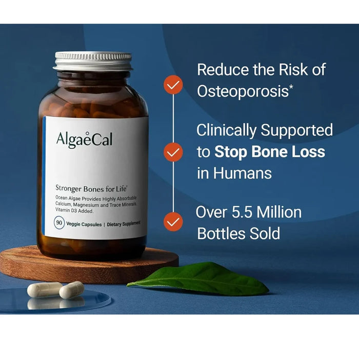 AlgaeCal Plant Calcium Supplement, 90 Capsules