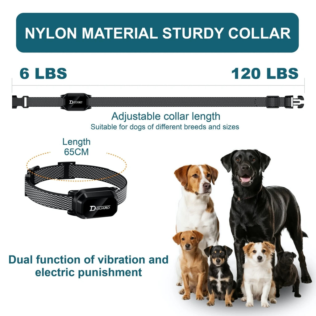 800m Digital Dog Training Collar Waterproof Rechargeable Remote Control Pet with LCD