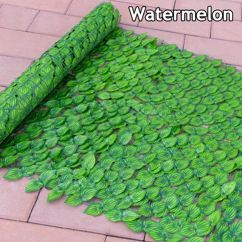Artificial Ivy Hedge Green Leaf Fence Panels Faux Privacy Fence Screen for Home Outdoor