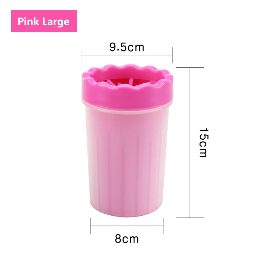 Pet Foot Wash Cup Large size silicone brush Dog cat clean foot mud removable cleaning Foot