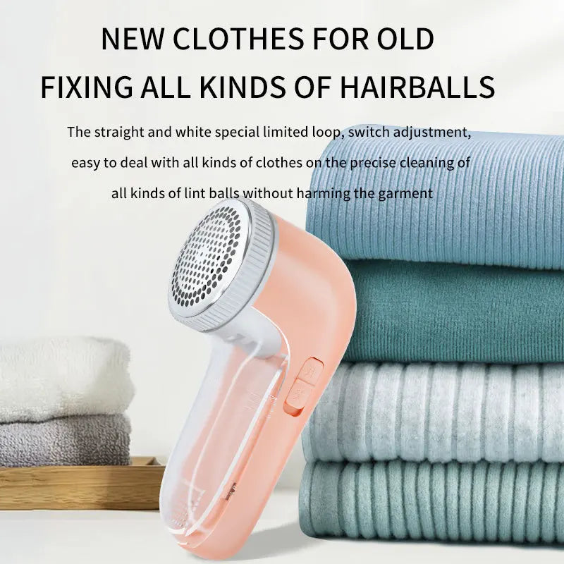 Cordless Lint Remover Fabric Shaver Sweater Clothes Portable Shaver Defuzzer