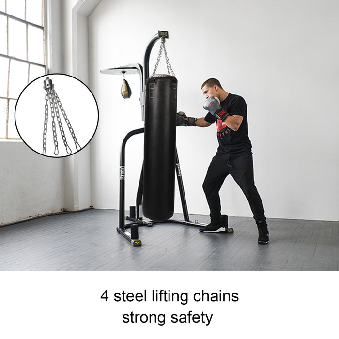 Punching Bag Filled Set Kick Boxing MMA Heavy Bag Training Hook Hanging Chain