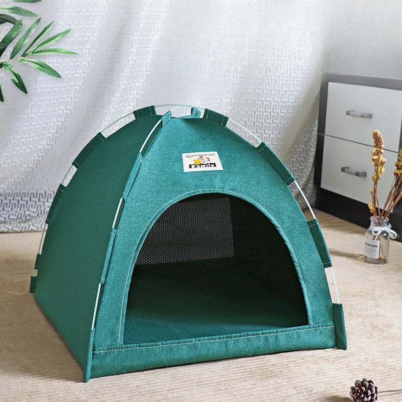 Foldable Pet House Pet Tent Four Seasons Universal Cat and Dog Pet Nest