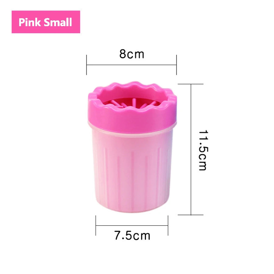 Pet Foot Wash Cup Large size silicone brush Dog cat clean foot mud removable cleaning Foot