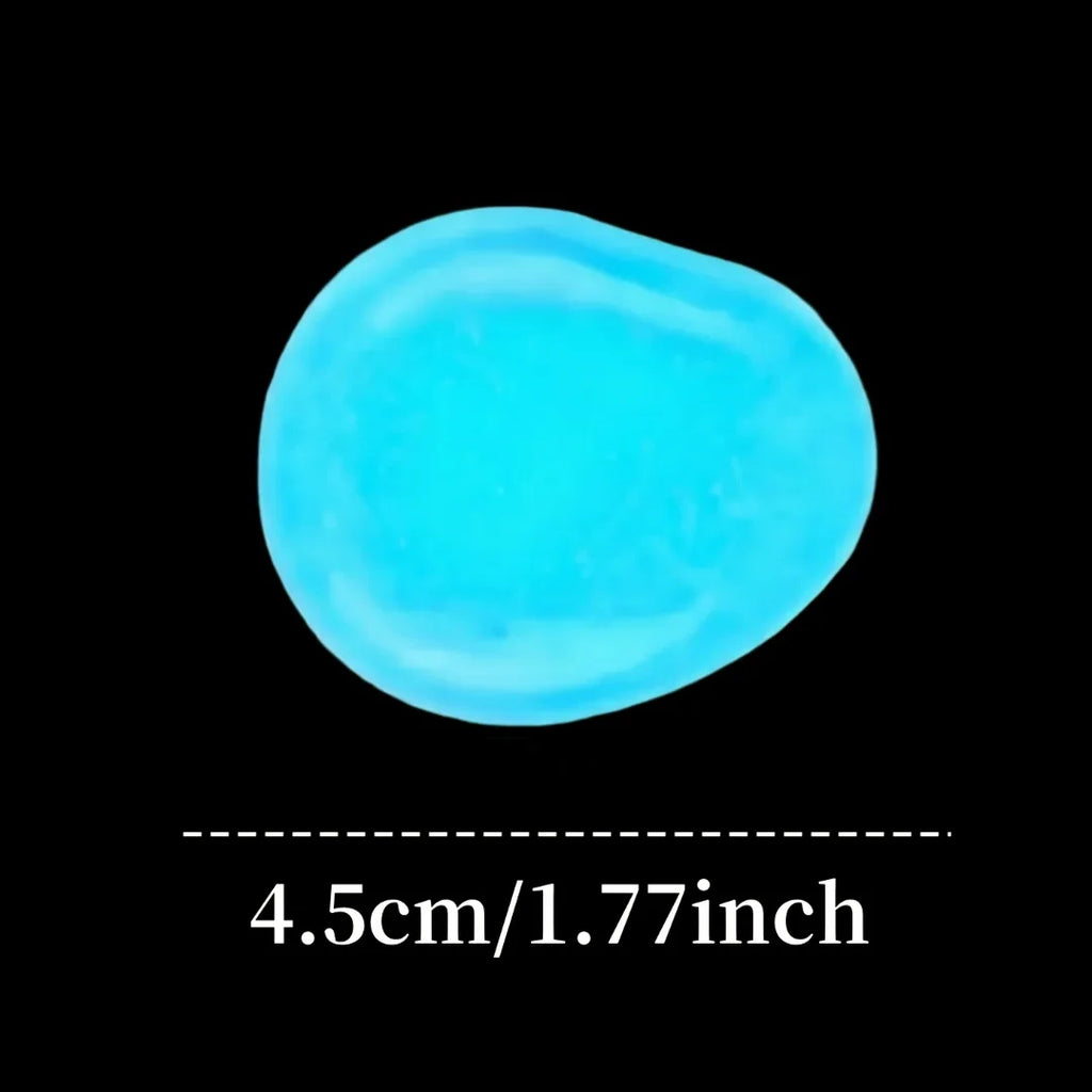 5/10pcs Oversized Glowing Resin Stones for Garden Landscapes Fish Tanks