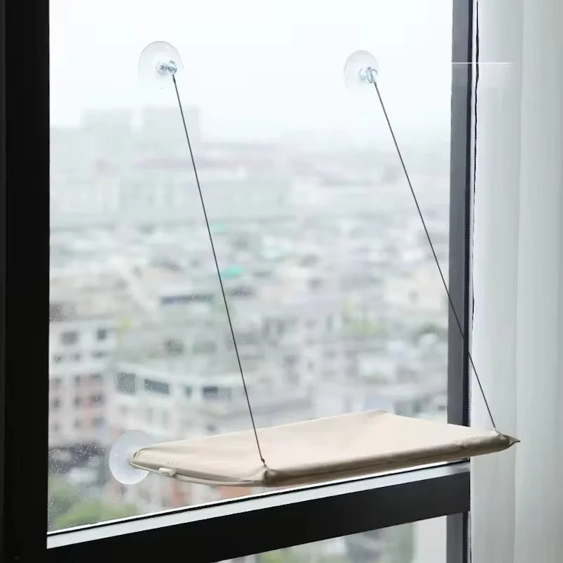 Winter Cat Window Hanging Hammock Bed Suction Cup Space Saving All Seasons Easy Install