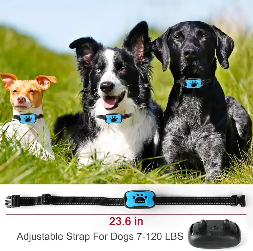 Pet Dog Anti Barking Device USB Rechargeable Dogs Training Collar Ultrasonic