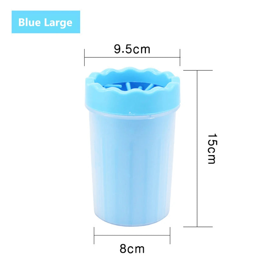 Pet Foot Wash Cup Large size silicone brush Dog cat clean foot mud removable cleaning Foot