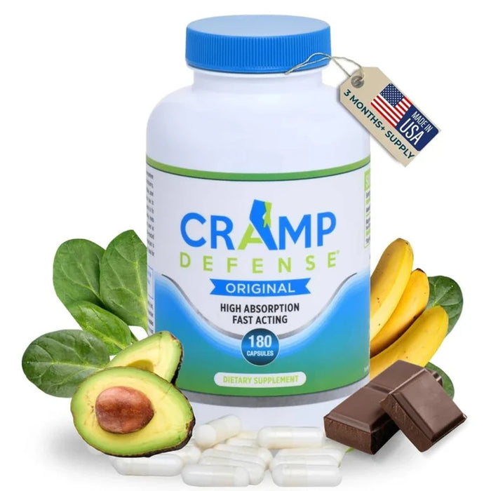Cramp Defense Original Muscle Cramp Support – 180 Capsules