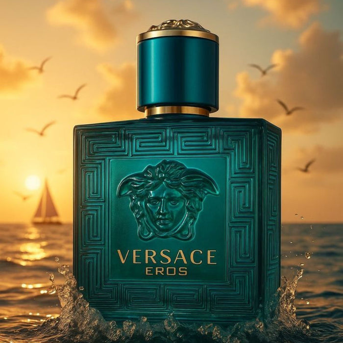 Versace Eros Eau de Parfum for Men 100ml – Long Lasting Luxury Fragrance | Natural Spray