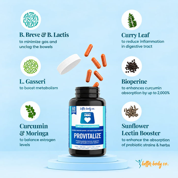 Better Body Co. Provitalize Probiotics – 60 Capsules