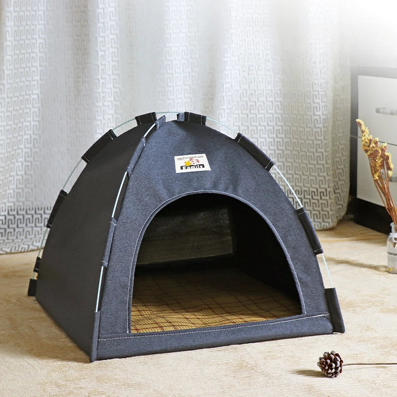 Foldable Pet House Pet Tent Four Seasons Universal Cat and Dog Pet Nest