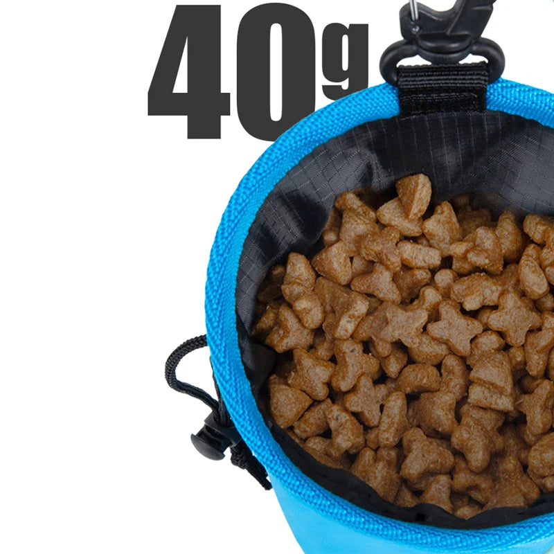 Portable Dog Training Snack Bag Puppy Dog Snack Bag for Leash Outdoor Pet Snacks