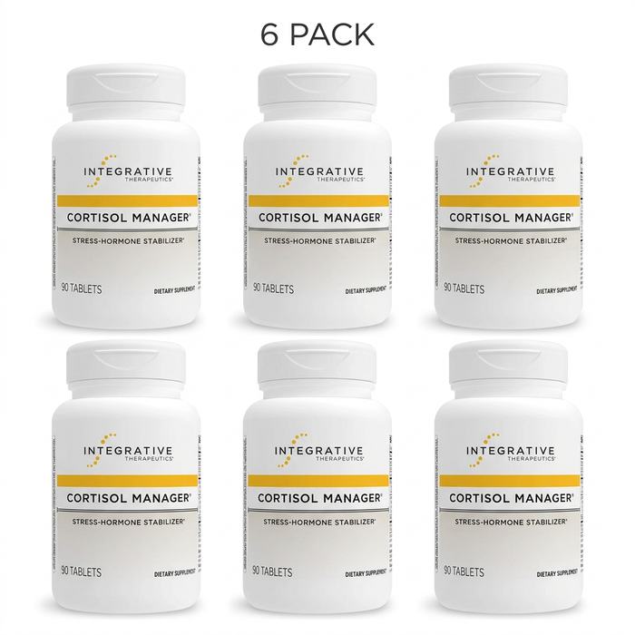 Integrative Therapeutics Cortisol Manager, 90 Tablets ( Pack of 6 )
