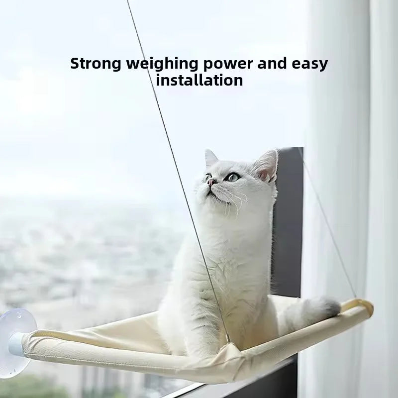 Winter Cat Window Hanging Hammock Bed Suction Cup Space Saving All Seasons Easy Install