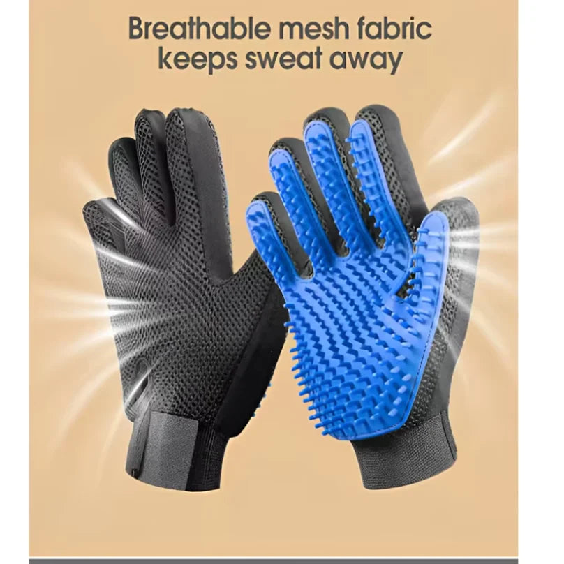 Pet Hair Glove Comb Pet Dog Cat Grooming Cleaning Glove Deshedding Hair remover