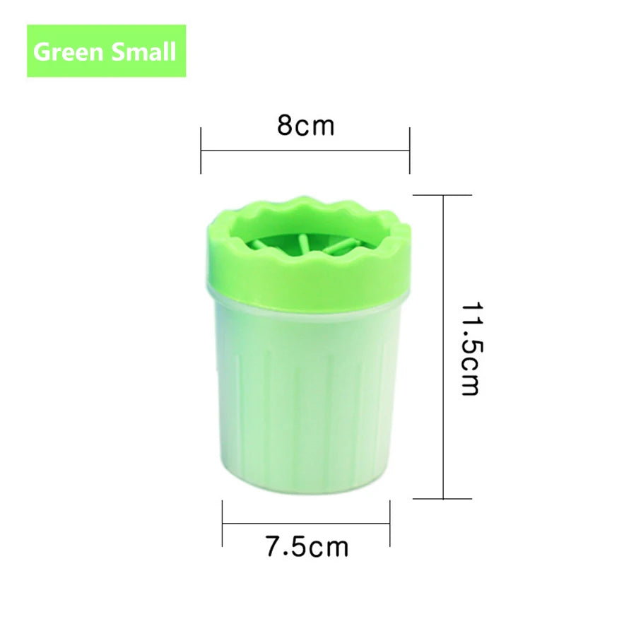 Pet Foot Wash Cup Large size silicone brush Dog cat clean foot mud removable cleaning Foot