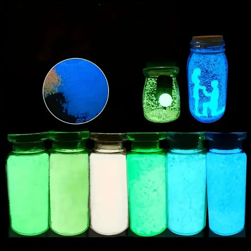 10000pcs 3-5mm Luminous Sand Glow in Dark Pebbles Stone Home Garden Yard Outdoor