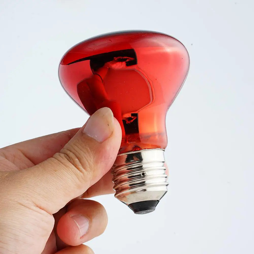 E27 Poultry Heating Bulb 25W-100W Infrared Insulation Heating For Reptiles Plants