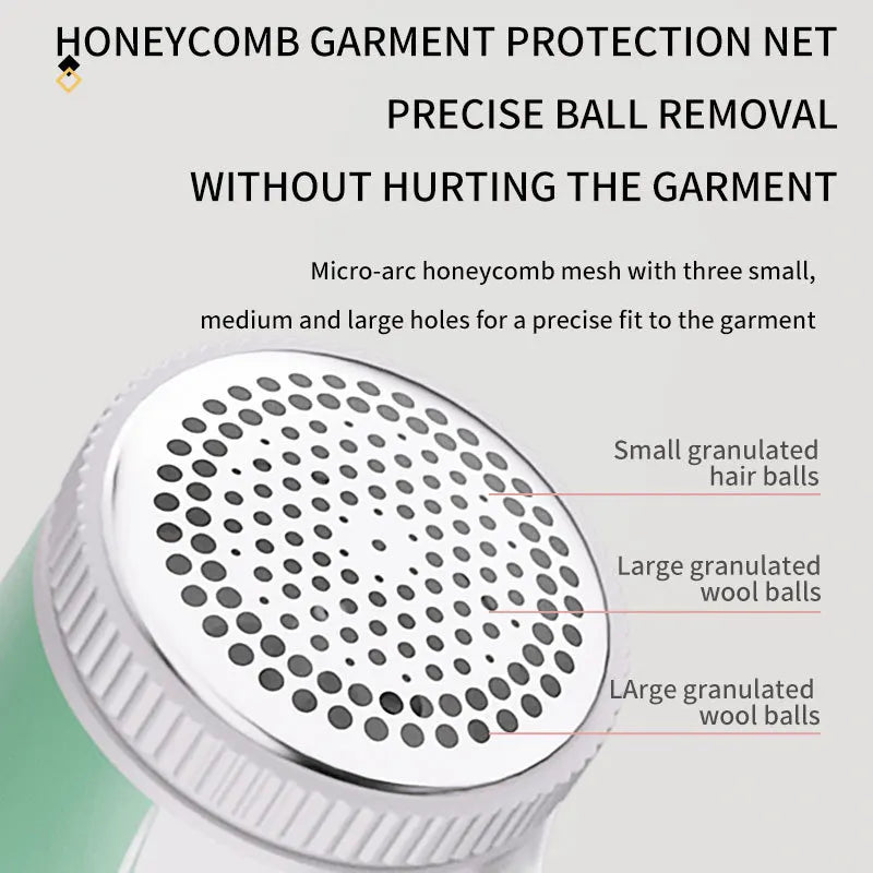 Cordless Lint Remover Fabric Shaver Sweater Clothes Portable Shaver Defuzzer