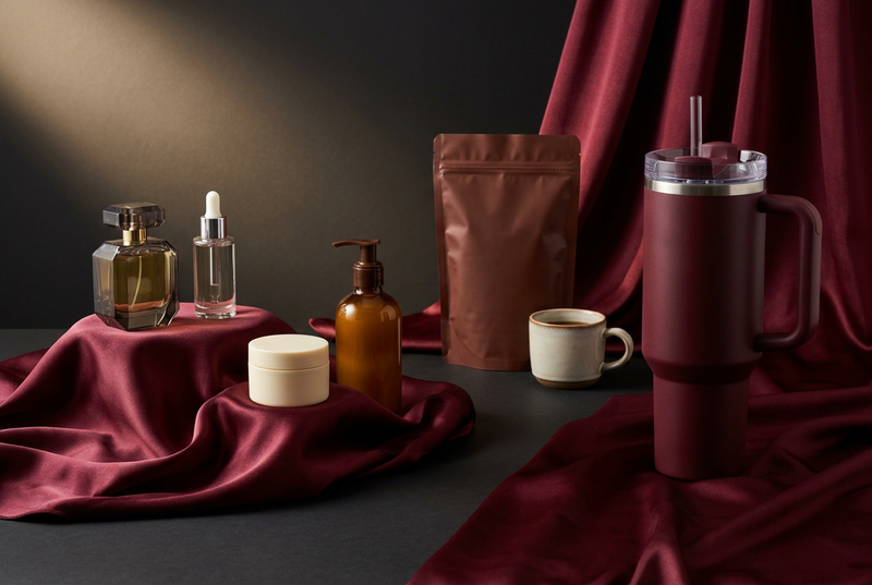 Dark red satin styling wala naya desktop banner