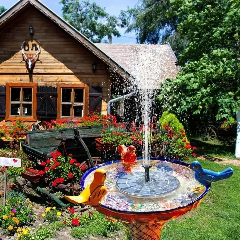 13cm, 16cm, 18cm Solar Fountain Pumps - Ideal for Outdoor Garden Pools, Bird Baths