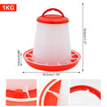1/3/5/9Kg Automatic Chicken Feeder Bucket Rooster Hen Feeding Device
