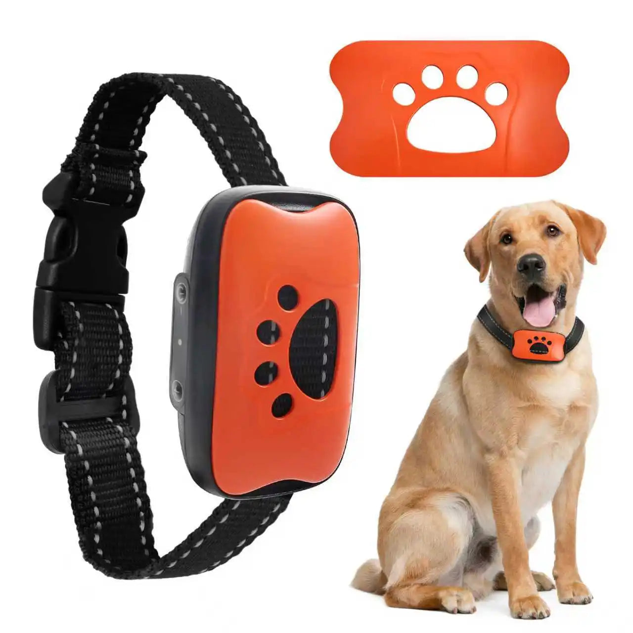 Pet Dog Anti Barking Device USB Rechargeable Dogs Training Collar Ultrasonic