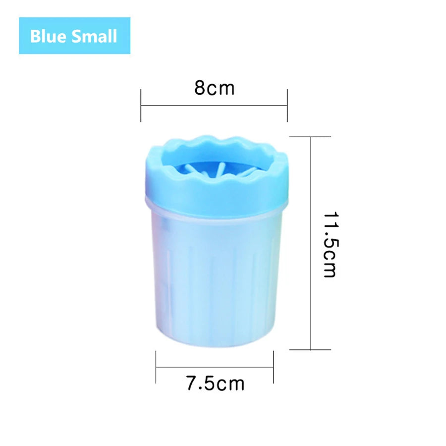 Pet Foot Wash Cup Large size silicone brush Dog cat clean foot mud removable cleaning Foot