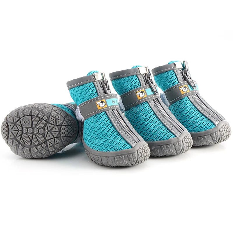 Dog Shoes Non-Slip Soles Thick Plush Protection Paw Pet Shoes Warm For Dog Non-Slip