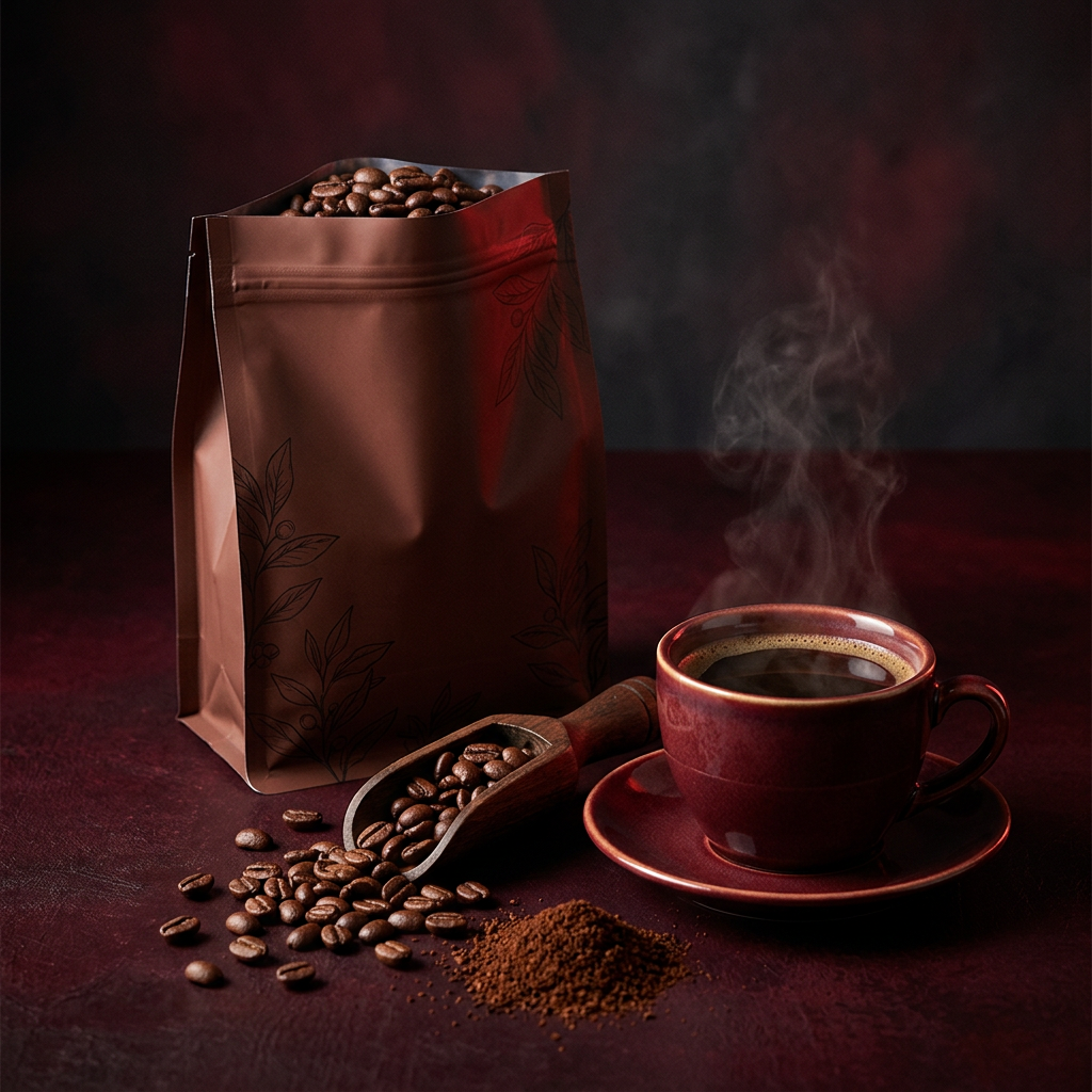 Everyday Coffee ki dark red collection picture