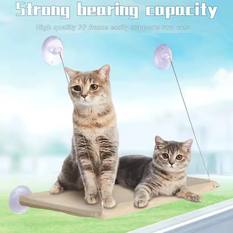 Winter Cat Window Hanging Hammock Bed Suction Cup Space Saving All Seasons Easy Install
