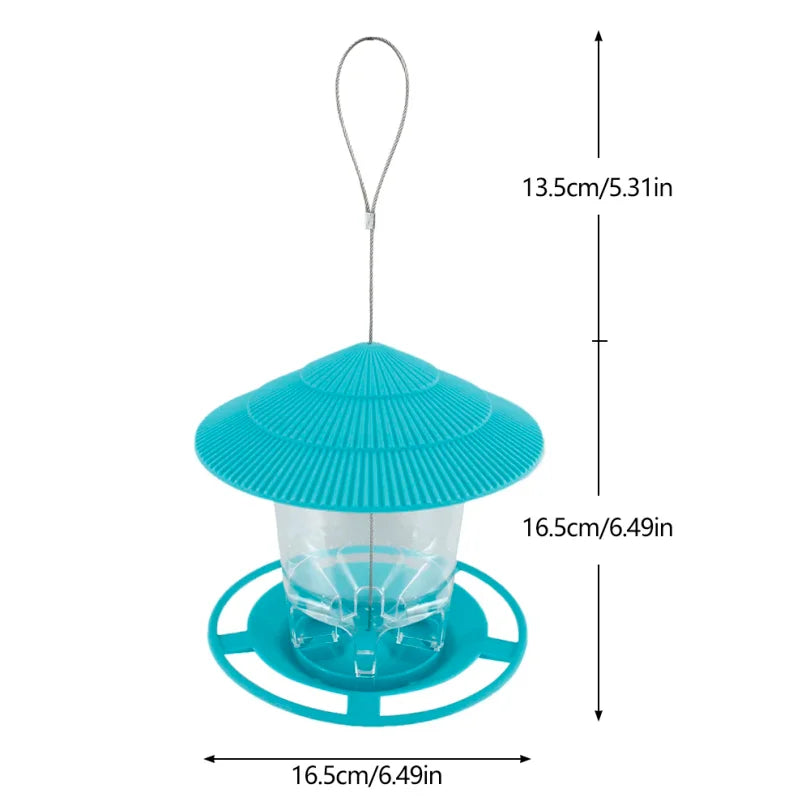 Bird Feeder Automatic Foot Feeding Tool Outdoor Bird Feeder Hanging Nut Feeding