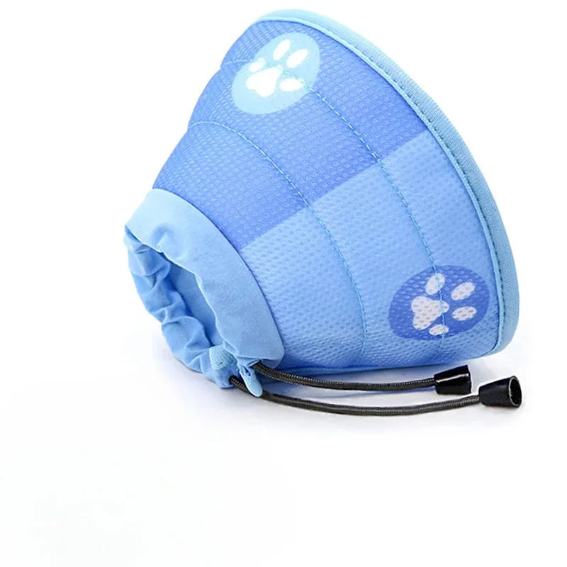 Adjustable Cat Cone Collar Soft Cute Cats Recovery Collar Protective Pet After Surgery